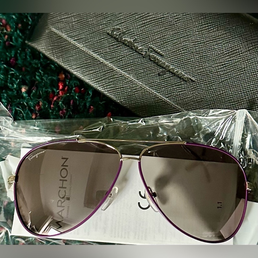 SOLD OUT FERRAGAMO NWT WOMEN'S SF 131S 736 60mm Sunglasses